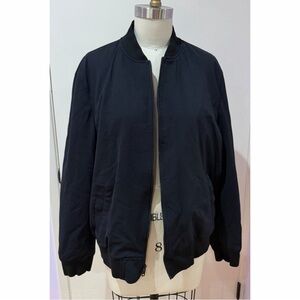 Express Men's Black Bomber Jacket